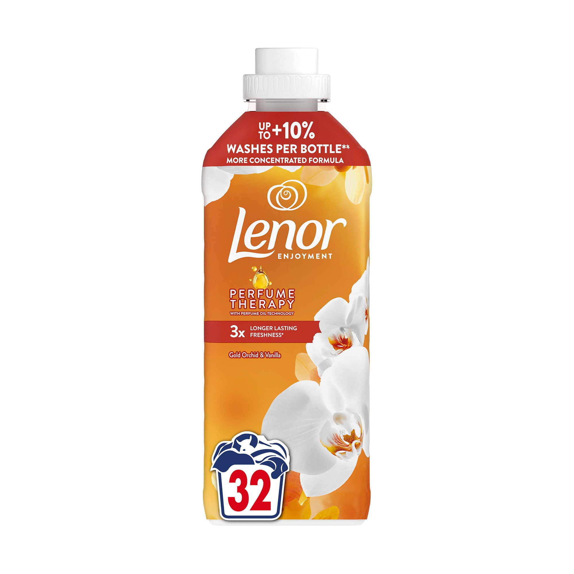 Уцінка! Кондиціонер для білизни Lenor Золота орхідея та ваніль, 32 цикли прання, 675 мл